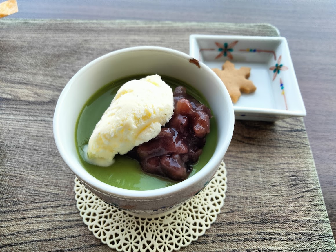 2月雪の華抹茶ババロア