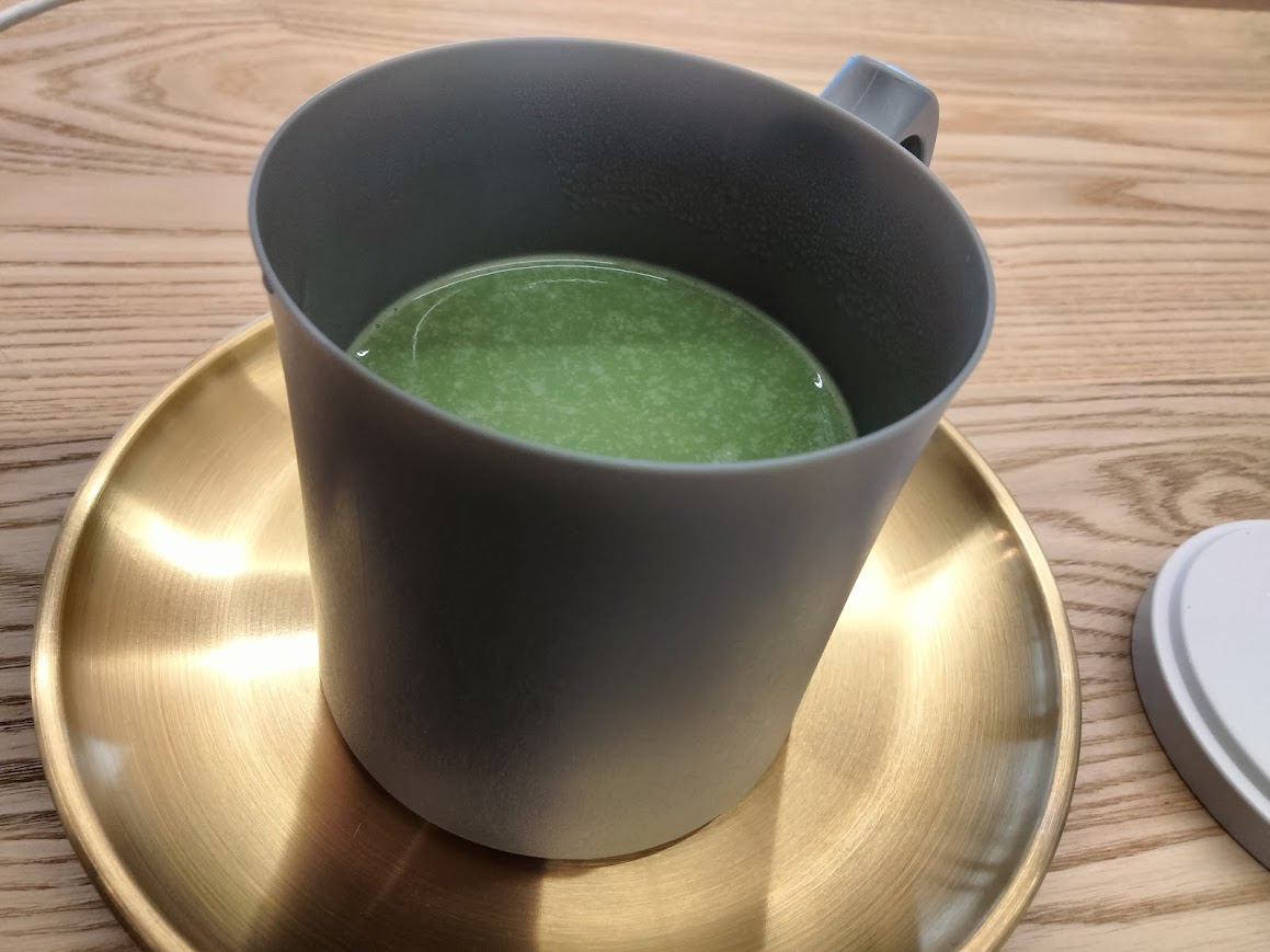 ２月hananoyacafe抹茶ミルク