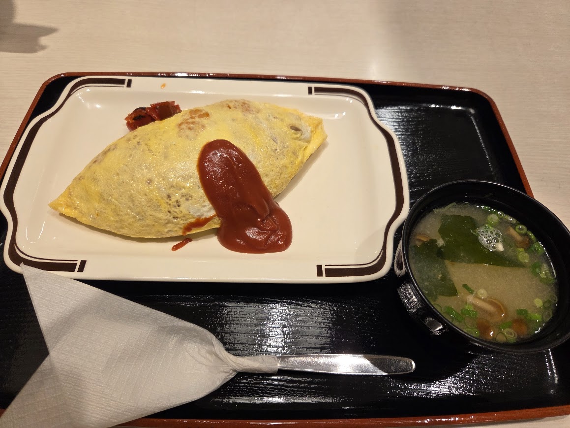 北陸食堂オムライス