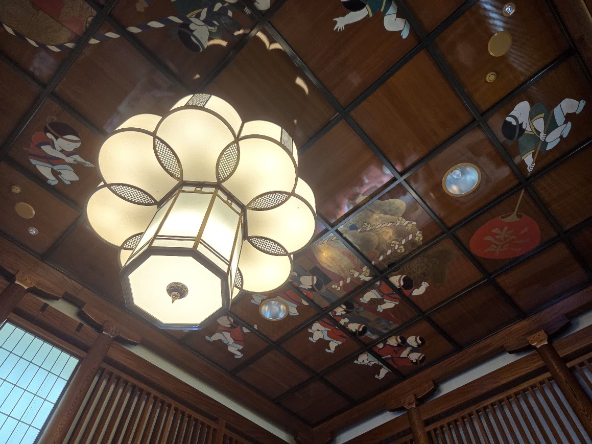 山中座格天井