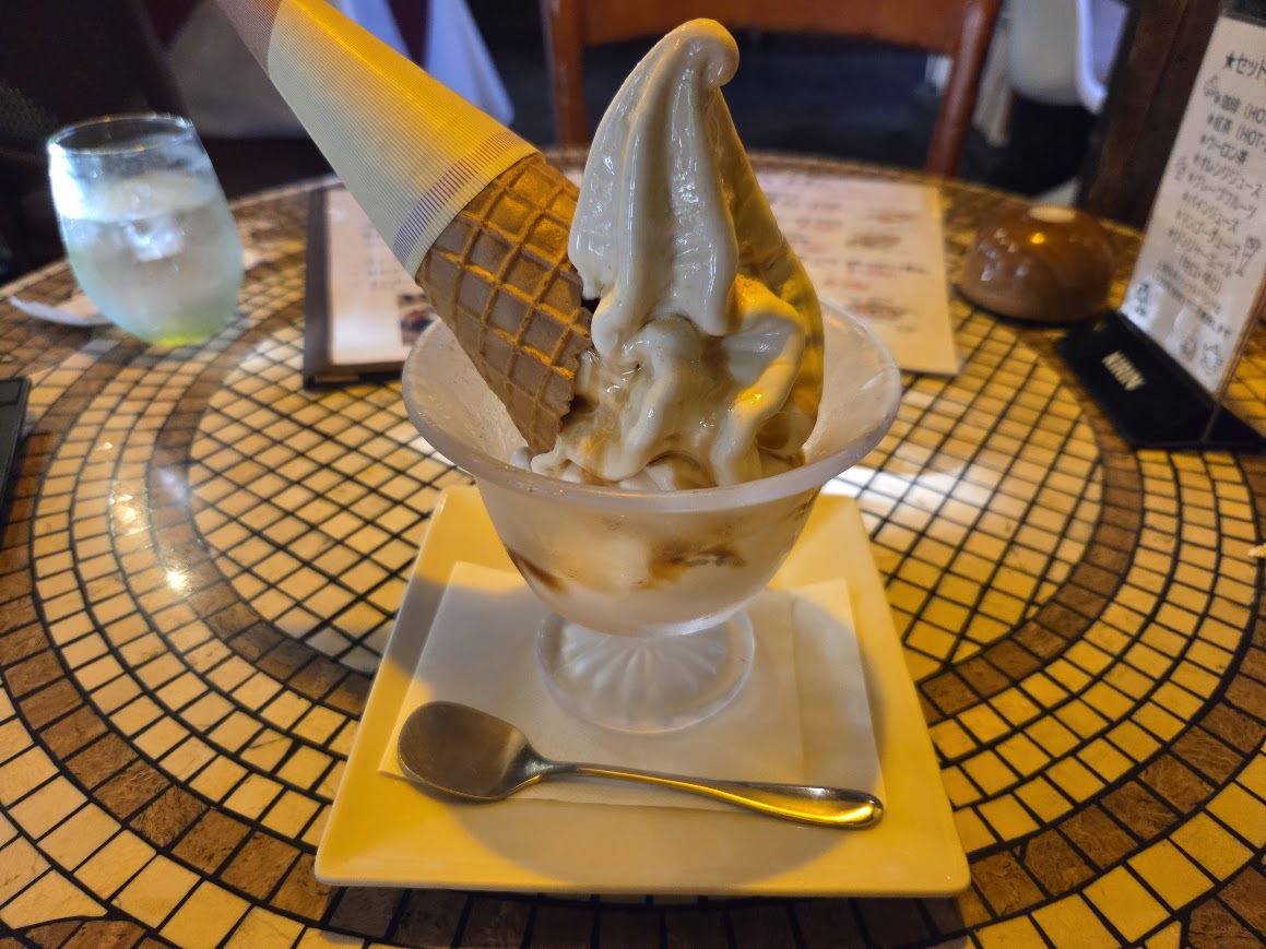 黒糖きなこソフトクリーム