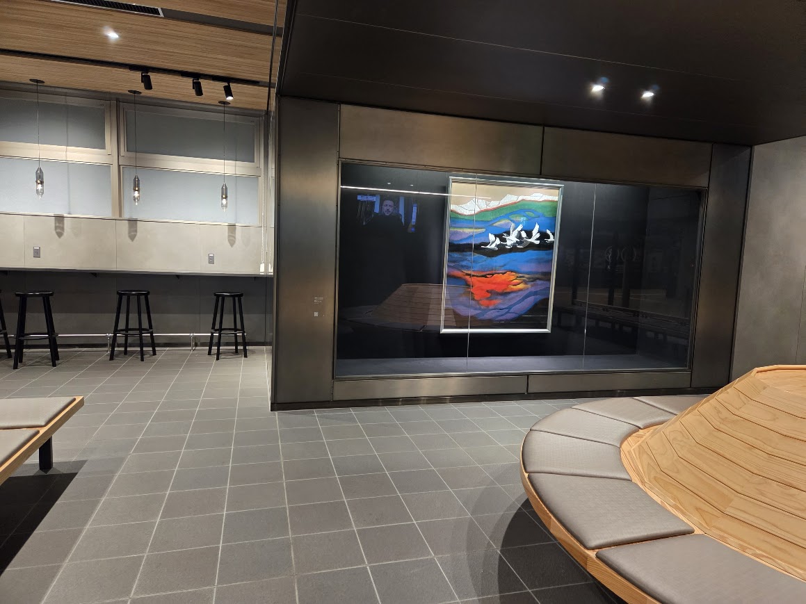 加賀温泉駅待合室内